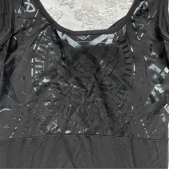 Killstar Occult Symbols Skater Dress xs Black - Picture 6 of 10